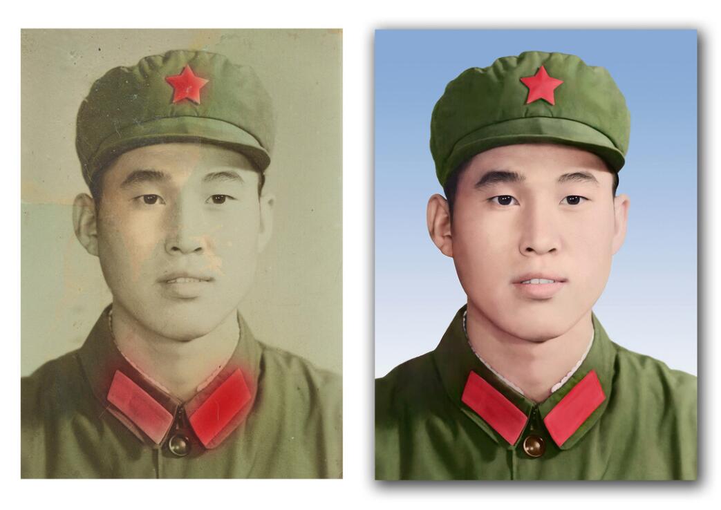 江汉石油管理局破损照片修复-18